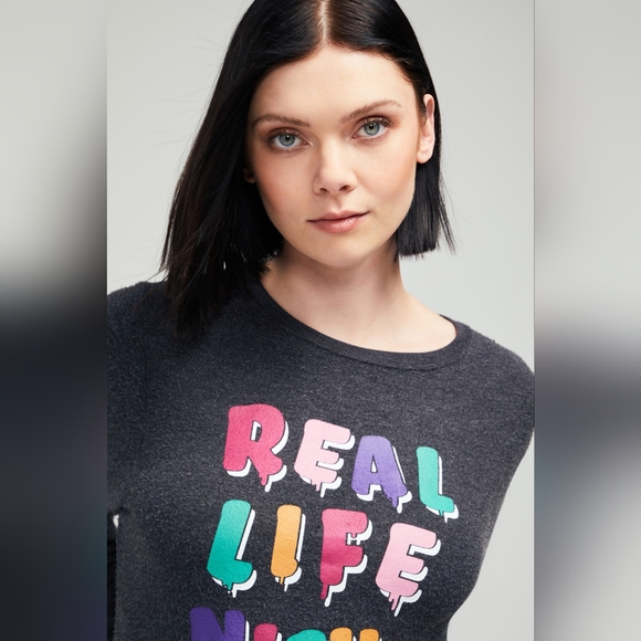 NWT Wildfox Pleasant Dreams Baggy Beach Jumper Top - Picture 4 of 5